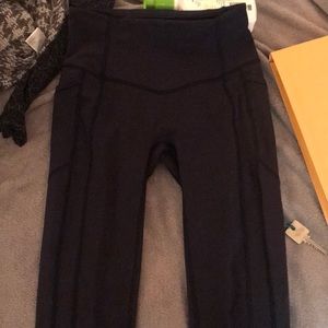 All the Right Places Crop Navy -Size 4